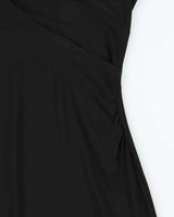 Vintage 1990s Jessica Wrap Style Midi Dress - L
