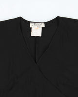 Vintage 1990s Jessica Wrap Style Midi Dress - L