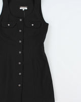 Vintage 1990s Le Chateau Button Through Mini Dress - M