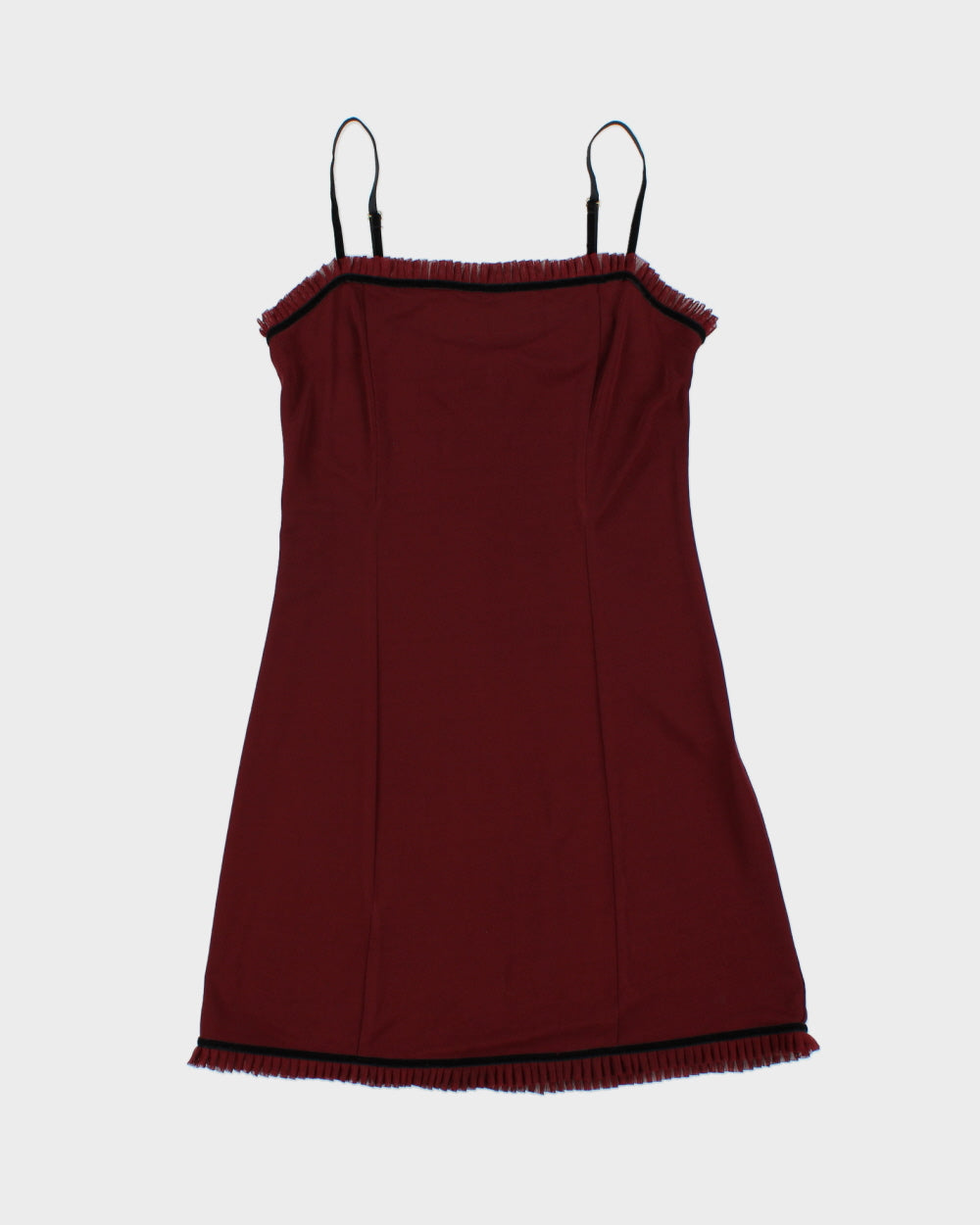 Vintage 1990s Betsey Johnson Double Mesh Mini Dress - M