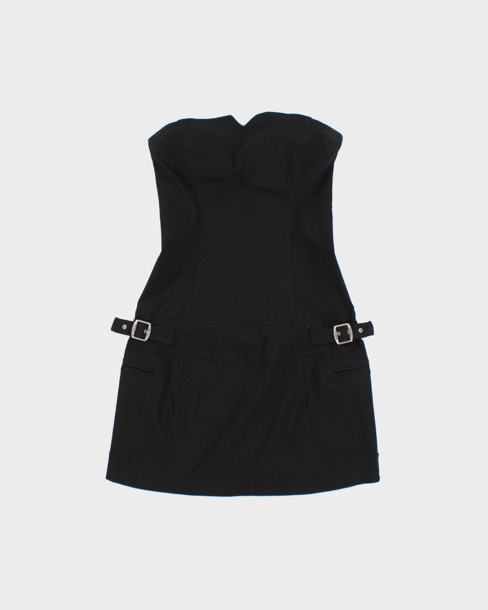 Vintage Y2K 2000s Guess Buckle Detail Sleeveless Mini Dress - XS