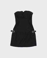 Vintage Y2K 2000s Guess Buckle Detail Sleeveless Mini Dress - XS
