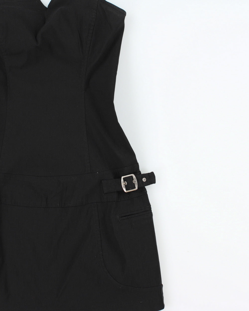 Vintage Y2K 2000s Guess Buckle Detail Sleeveless Mini Dress - XS