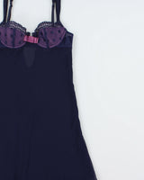 Vintage 2000s Darjeeling Crepe Bustier Mini Dress - XXS