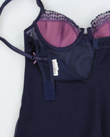 Vintage 2000s Darjeeling Crepe Bustier Mini Dress - XXS
