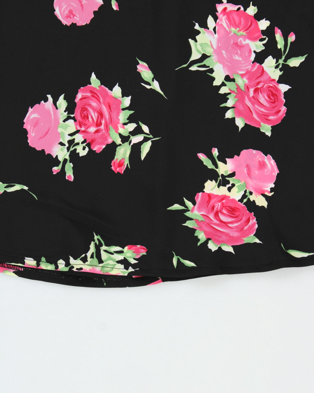 Vintage 1990s Dynamite Floral Halter Neck Midi Dress - S