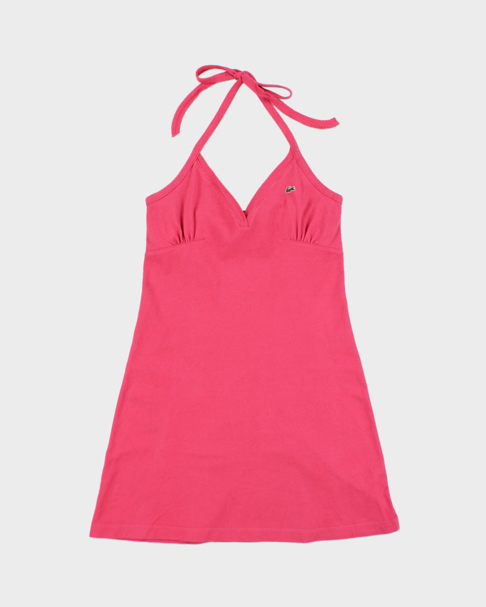 Vintage 2000s Lacsote Halter Neck Mini Dress - XS