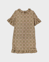 Vintage Marc By Marc Jacobs Ruffle Collar Silk Dress - XS