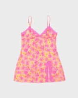 Vintage Y2k 2000s La Senza Floral Mesh Slip Dress - M