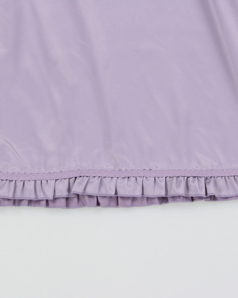 Vintage Y2K 2000s La Senza Satin Ruffle Hem Slip Dress - L