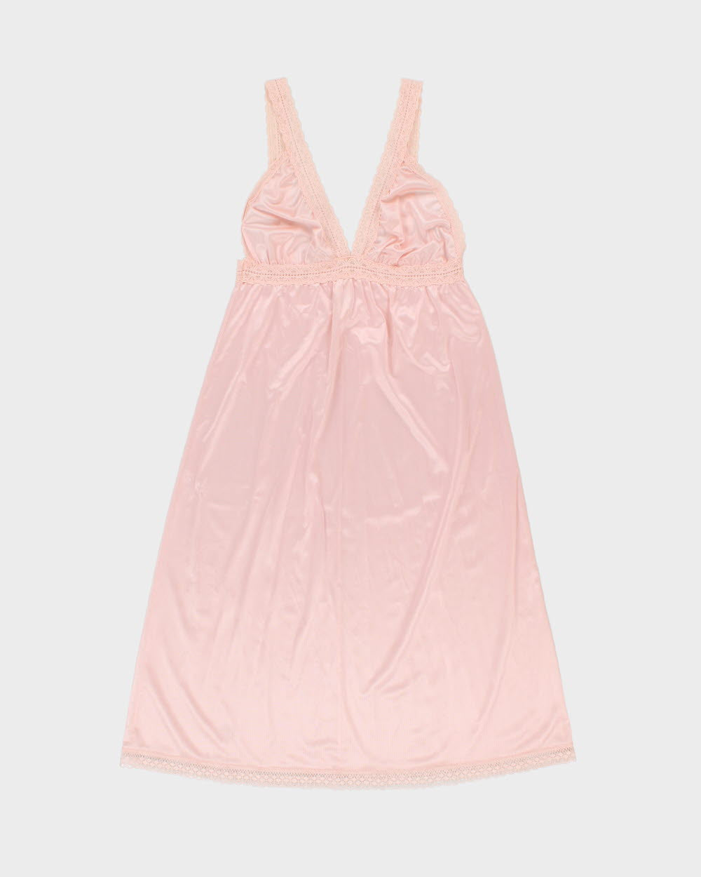 Vintage 1980s Janice Young For Papillion Semi Sheer Slip Dress - S