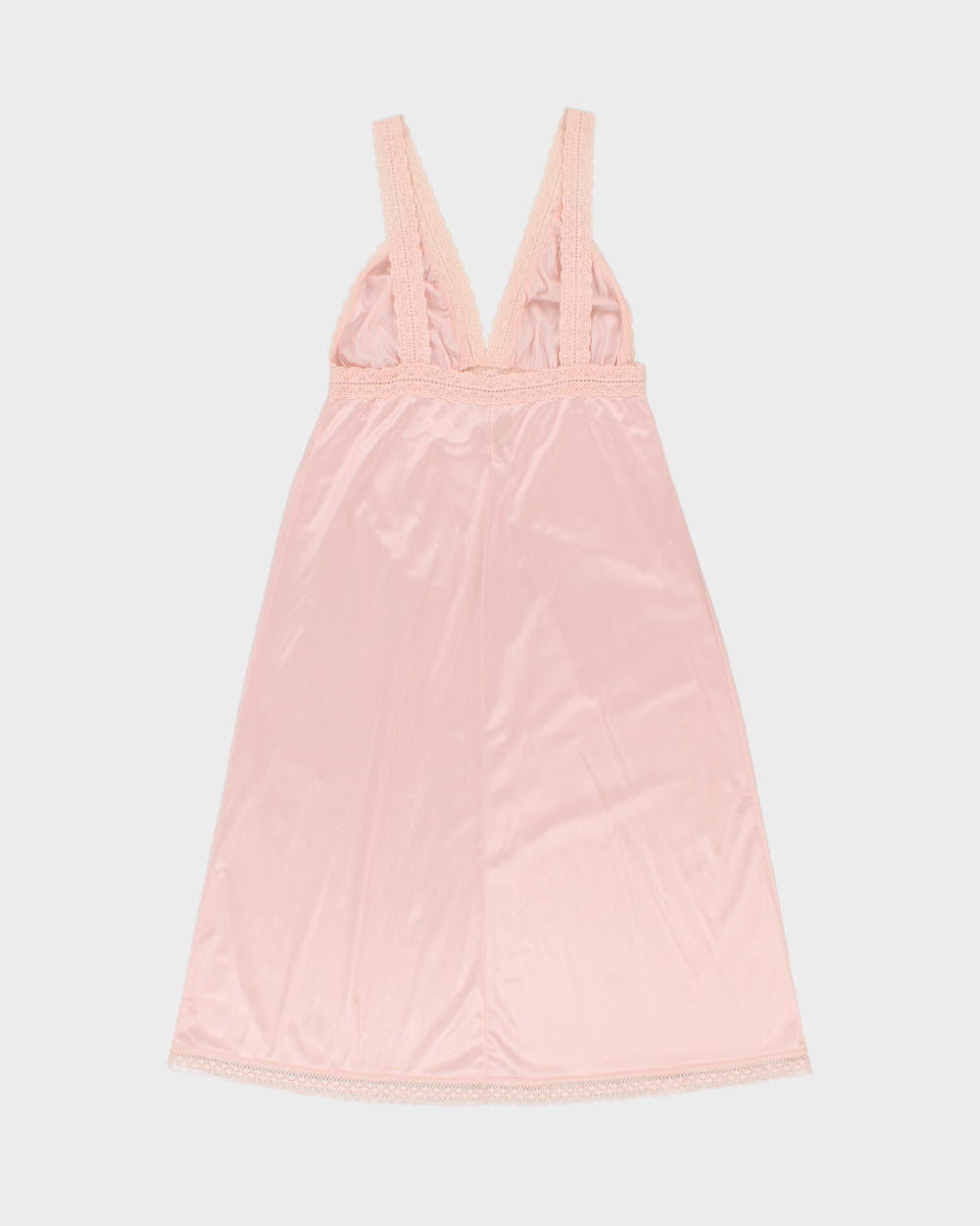 Vintage 1980s Janice Young For Papillion Semi Sheer Slip Dress - S