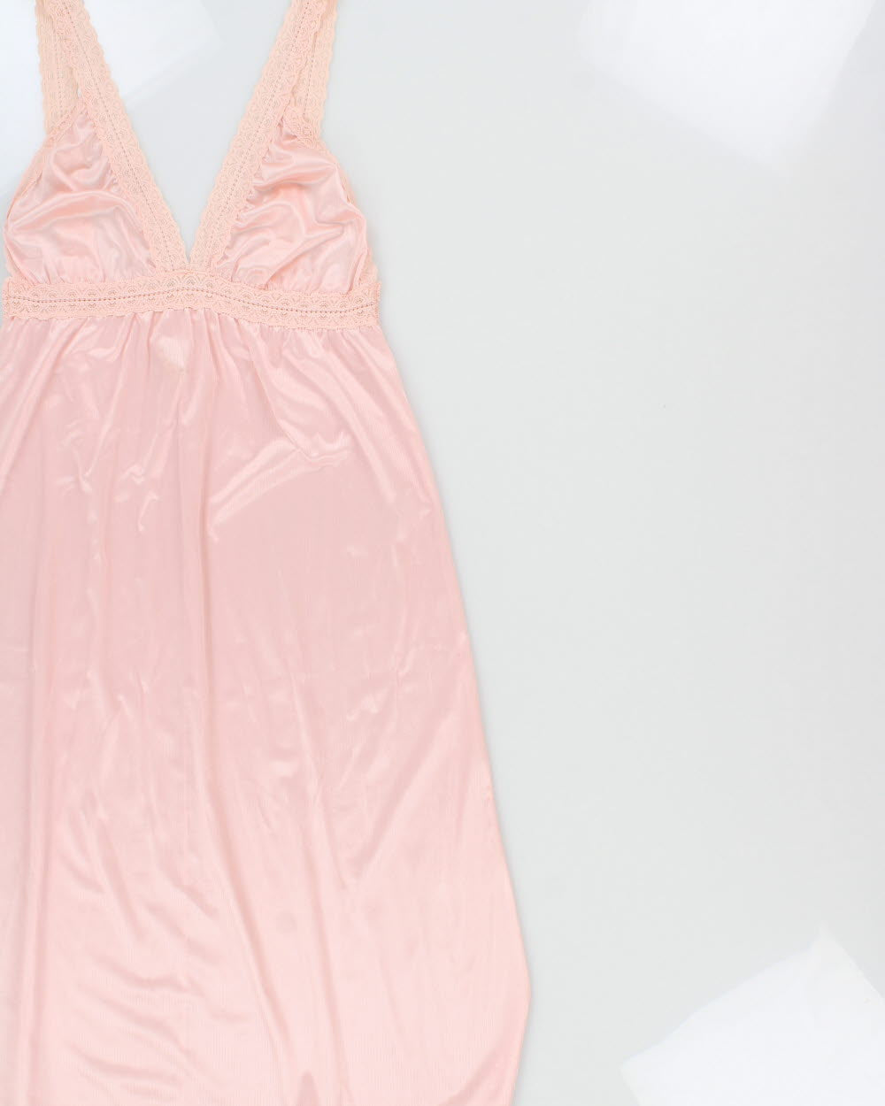 Vintage 1980s Janice Young For Papillion Semi Sheer Slip Dress - S