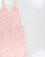 Vintage 1980s Janice Young For Papillion Semi Sheer Slip Dress - S