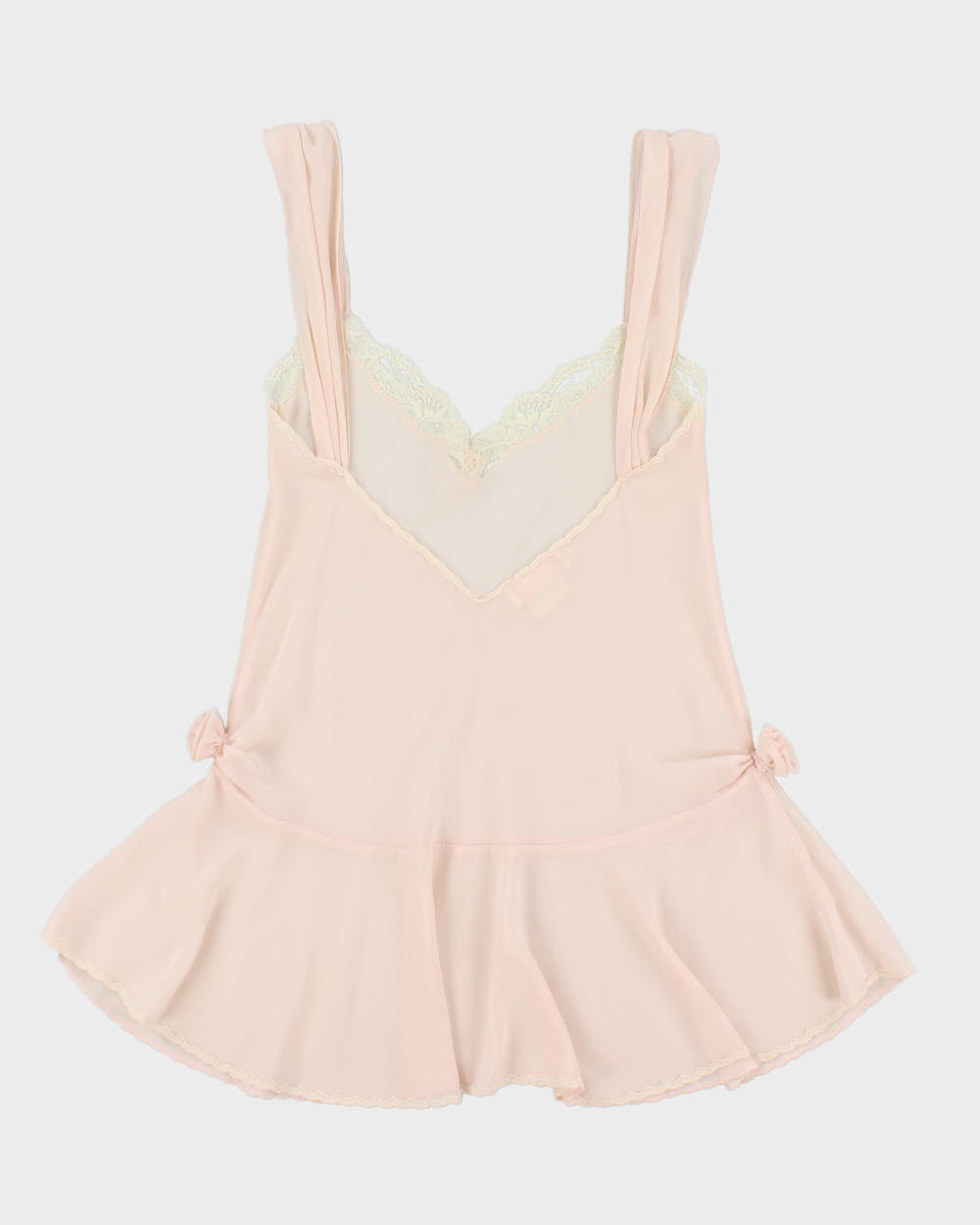 Vintage 1980s Christine Drop Waist Silk Slip Dress - S