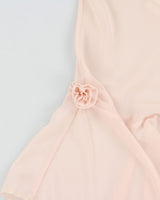 Vintage 1980s Christine Drop Waist Silk Slip Dress - S