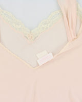 Vintage 1980s Christine Drop Waist Silk Slip Dress - S