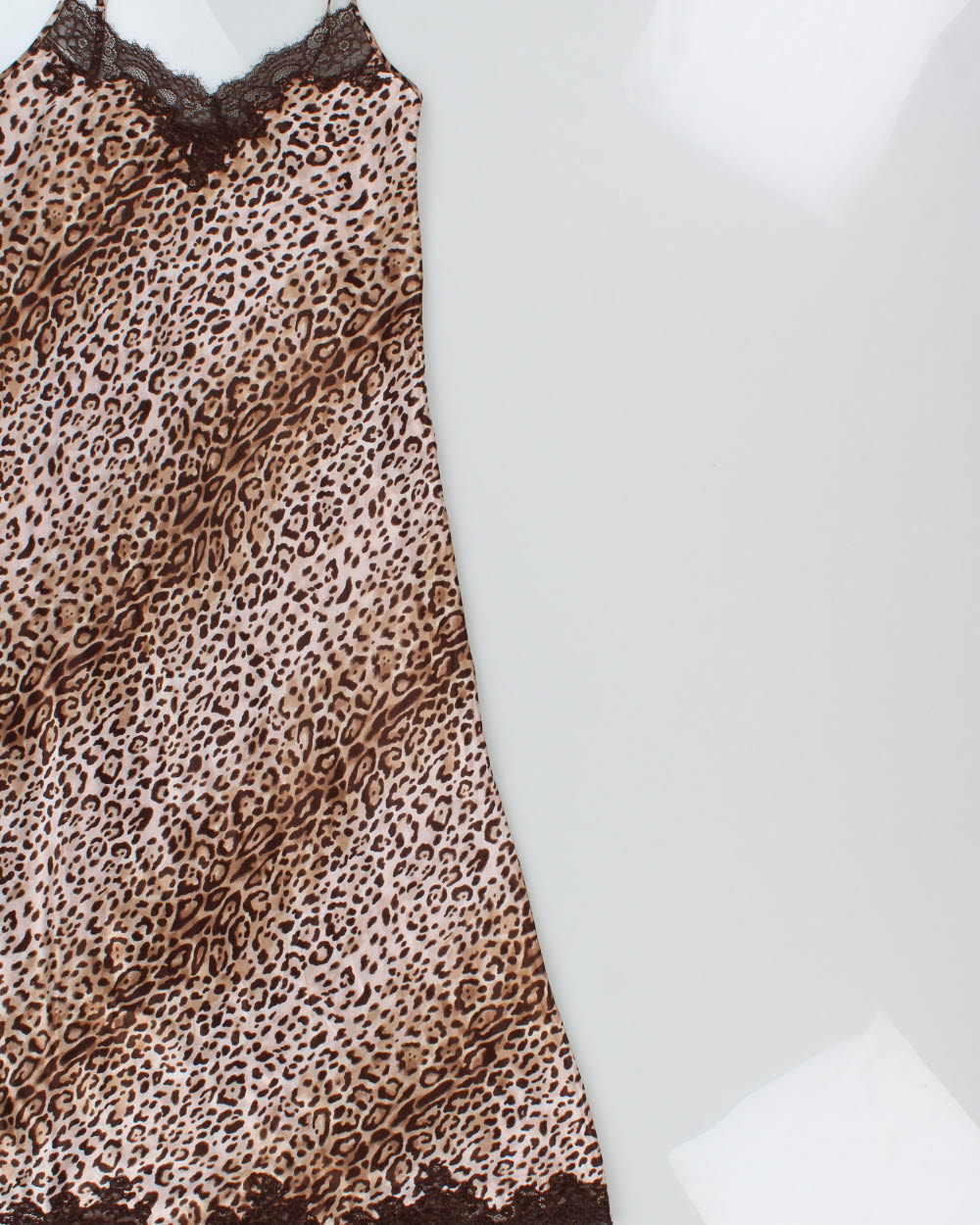 Vintage 2000s Jones New York Leopard Print Maxi Slip Dress - S