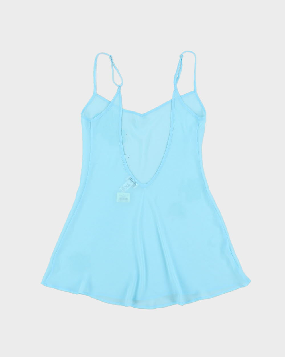 DSWT La Senza Embroidered Scoop Back Mesh Slip Dress - L