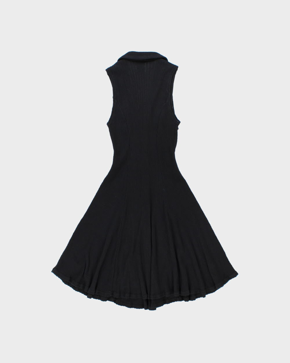 Vintage 1990s CLE Button Through Oversized Collar Dress - S