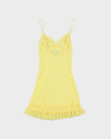 Vintage Y2K 2000s Victoria's Secret Lace Mini Dress - XS