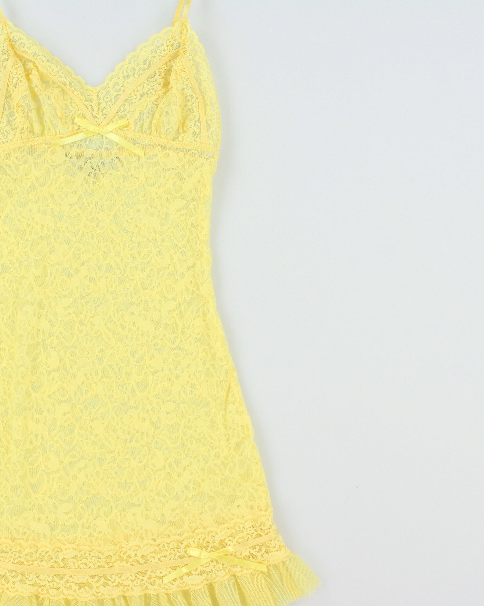 Vintage Y2K 2000s Victoria's Secret Lace Mini Dress - XS