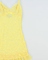 Vintage Y2K 2000s Victoria's Secret Lace Mini Dress - XS