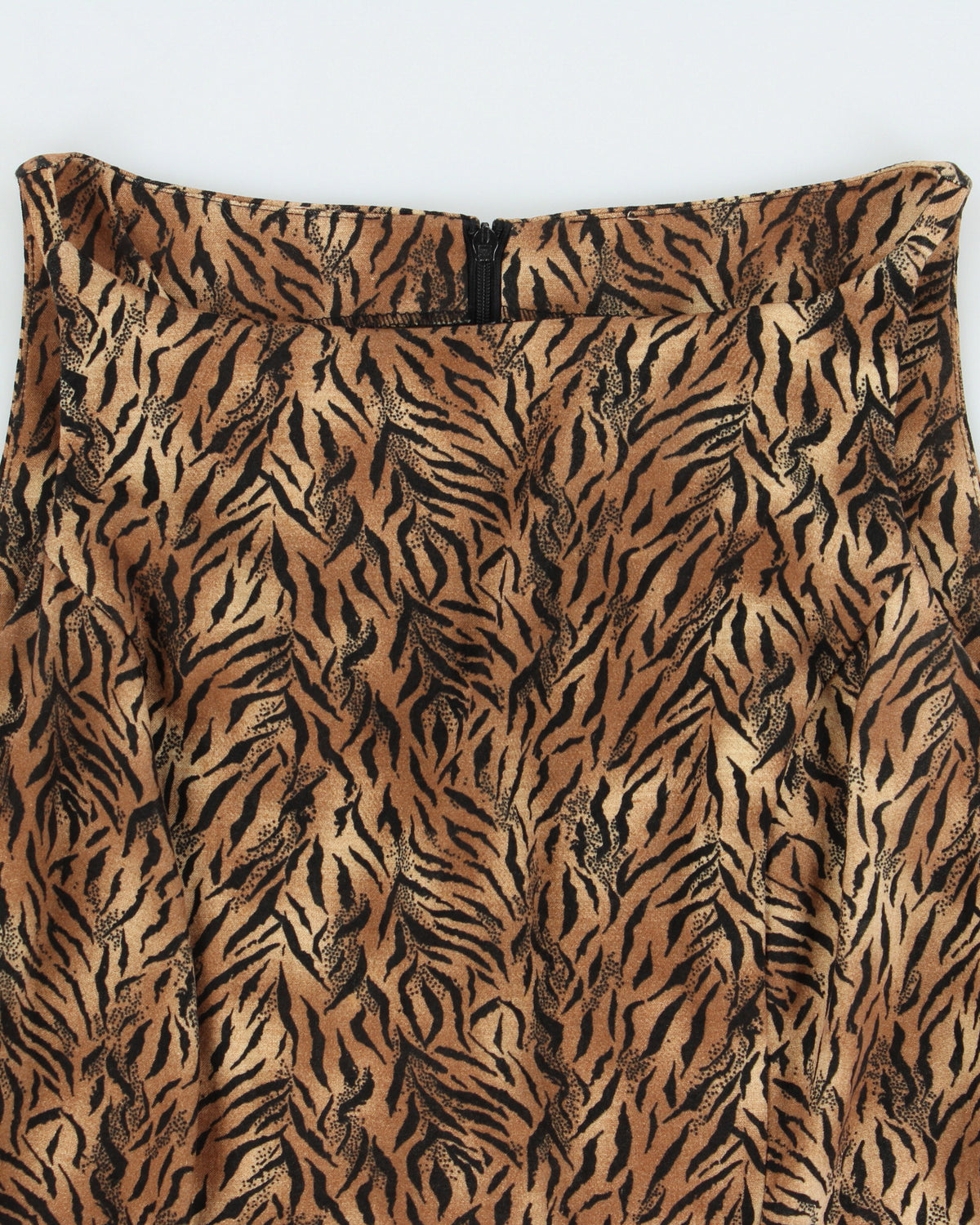 Vintage 1990s Azzara Animal Print Boat Neck Mini Dress - S