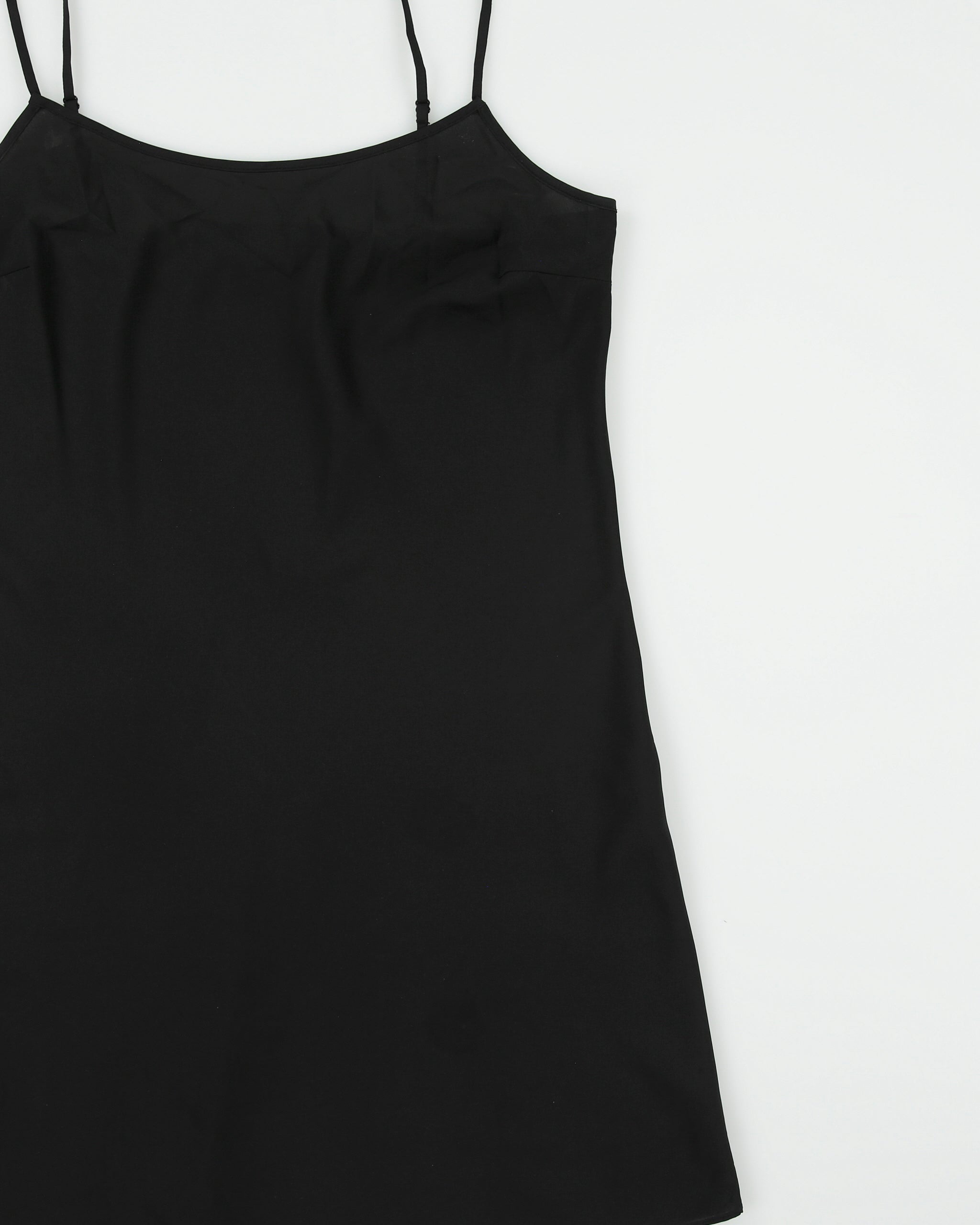 Vintage Y2K 00s DKNY Silk Mini Slip Dress - S