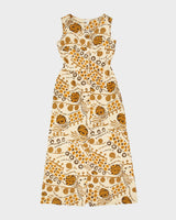 Vintage 1960s Mancini Button Through Sleeveless Dress - M