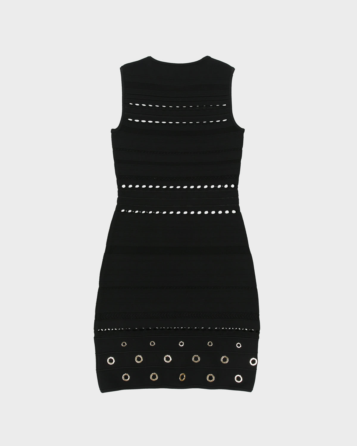 2010s Roberto Cavalli Cut-out Bodycon Eyelet Dress - S