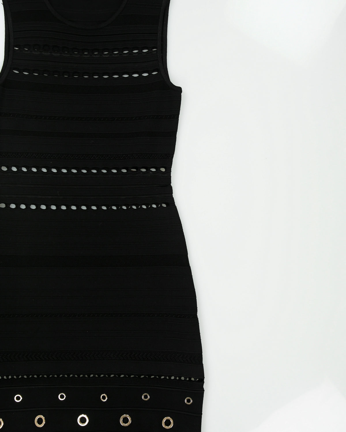 2010s Roberto Cavalli Cut-out Bodycon Eyelet Dress - S