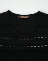 2010s Roberto Cavalli Cut-out Bodycon Eyelet Dress - S