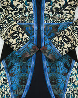 2010s Roberto Cavalli All Over Print Long Sleeve Bodycon Dress - M