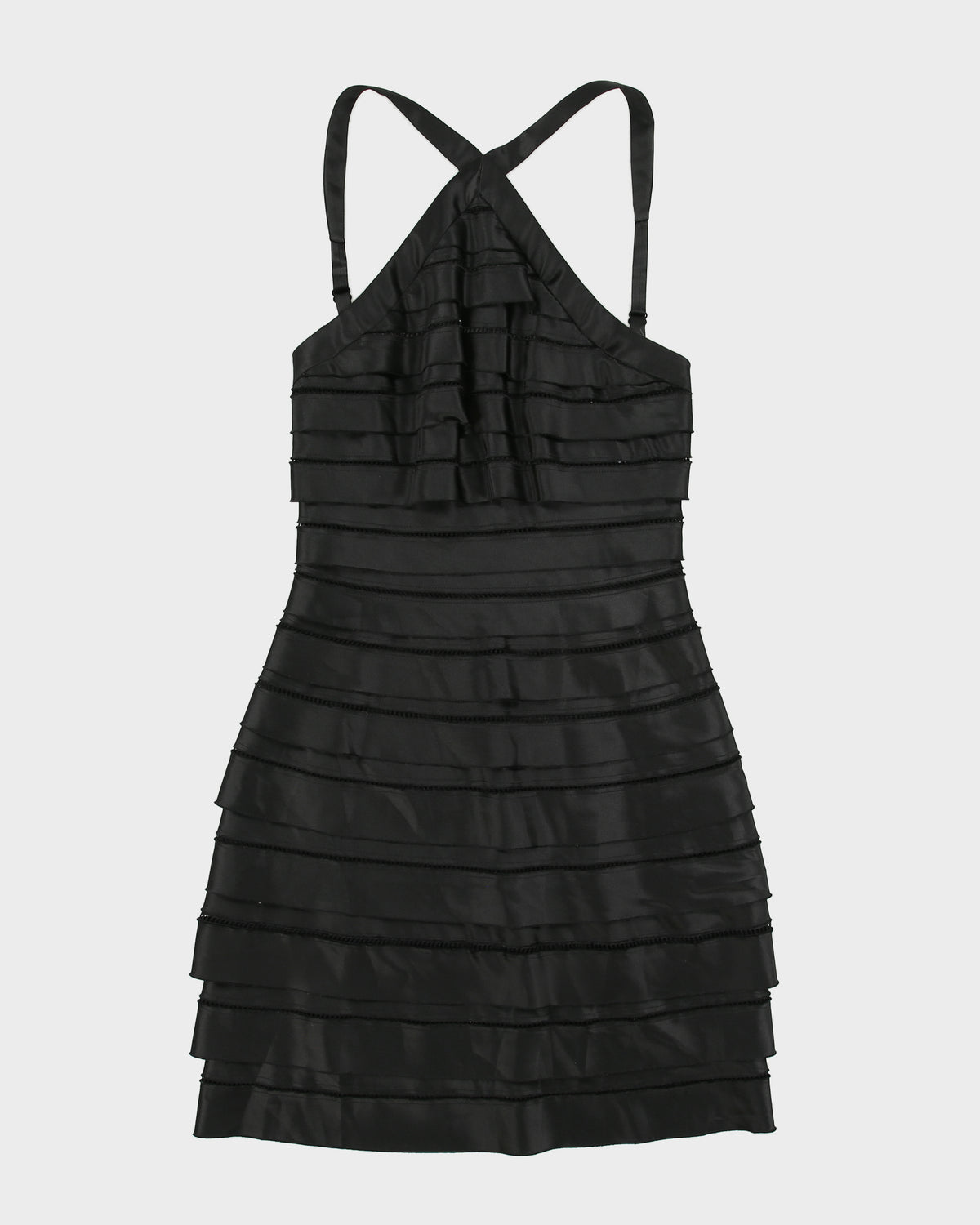 2010s BCBG Max Azria Layered Satin Dress - XS