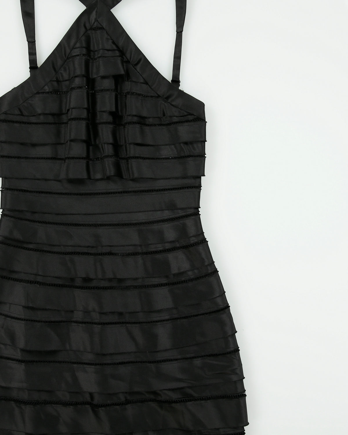 2010s BCBG Max Azria Layered Satin Dress - XS
