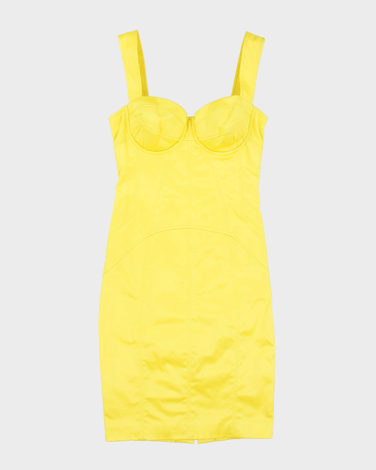 2010s Marciano Bodycon Satin Panelled Dress - XS