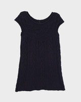 Vintage Y2K 00s Linea Maglia Wool &amp; Alpaca Blend Knit Dress - M
