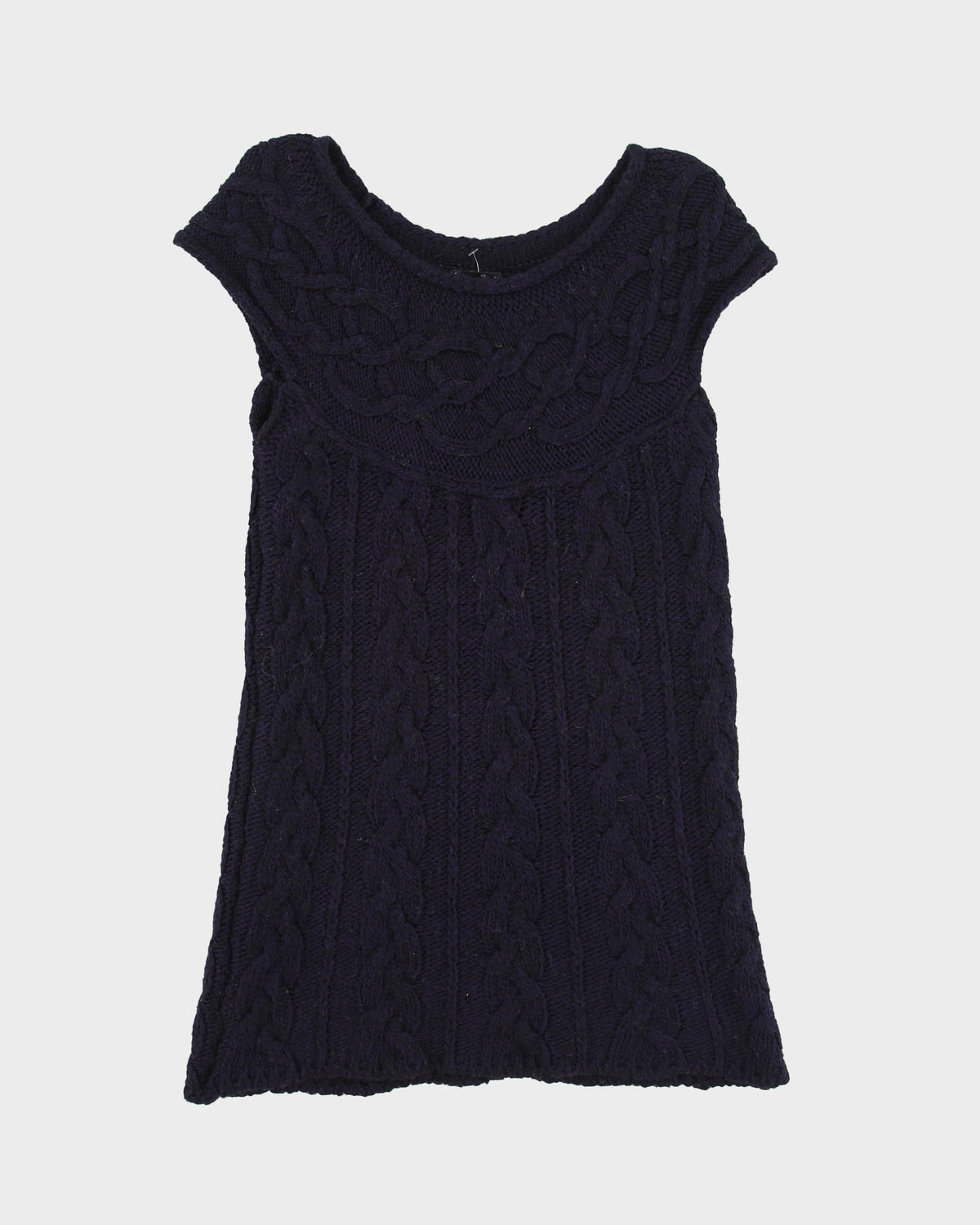Vintage Y2K 00s Linea Maglia Wool &amp; Alpaca Blend Knit Dress - M