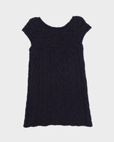 Vintage Y2K 00s Linea Maglia Wool &amp; Alpaca Blend Knit Dress - M