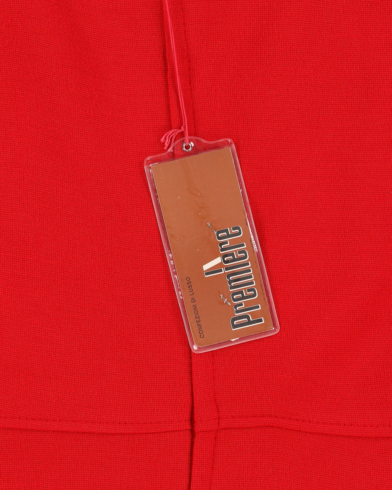 Deadstock Premiere Red Pinafore Dress - XXS