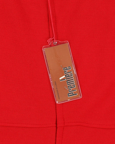 Deadstock Premiere Red Pinafore Dress - XXS