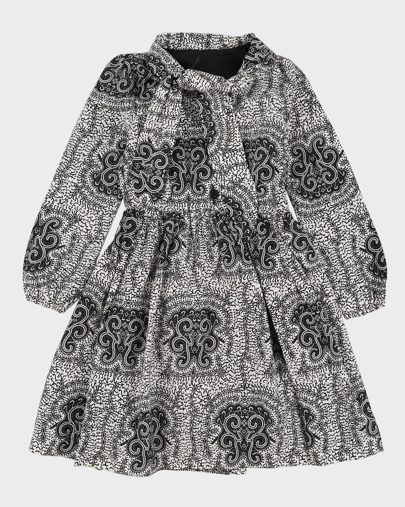 Black And white Patterned Dress - XS