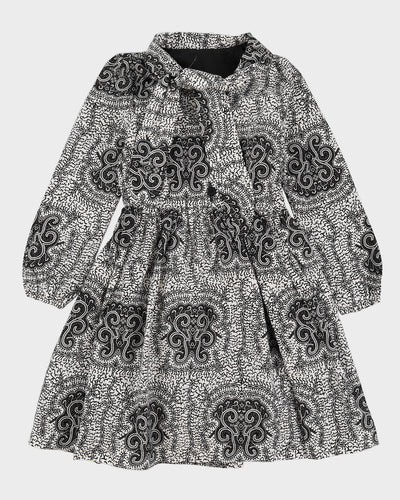 Black And white Patterned Dress - XS
