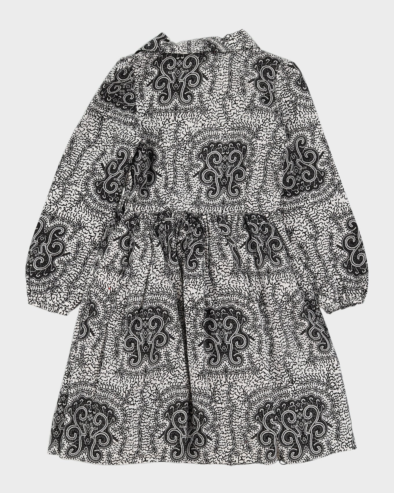 Black And white Patterned Dress - XS