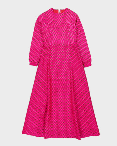 Vintage 1970s Pink Maxi Dress - XXS