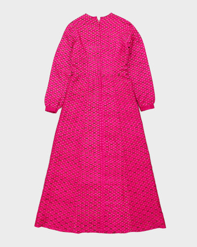 Vintage 1970s Pink Maxi Dress - XXS