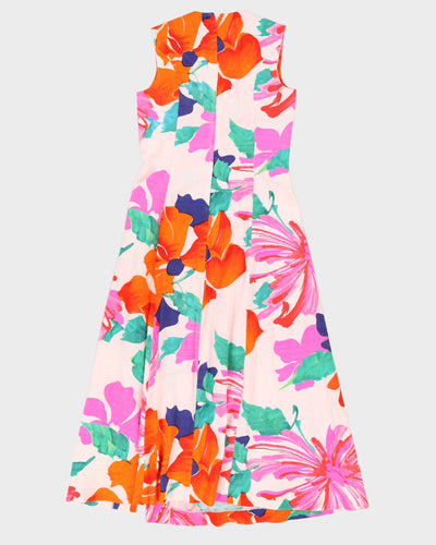 Vintage 1970s Hawaiian Maxi Dress - M