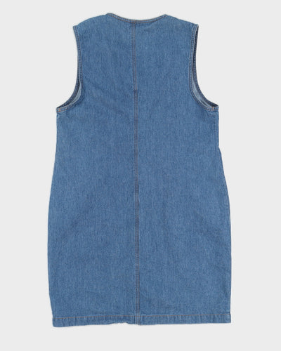 Vintage 90s DJI Denim Button Up Dress - L