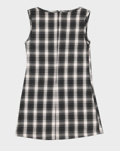 Vintage 90s Cop Copine Plaid Mini Dress - M